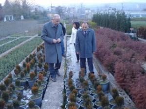 Kaymakam Yurdaer Fidanlık Tesislerini Gezdi