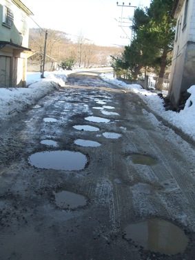 YOL DEĞİL SANKİ PATATES KUYUSU