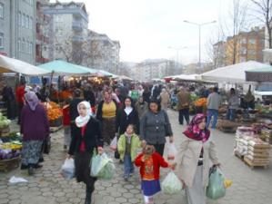 Pazarda yılbaşı hareketliliği