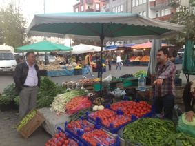 Köylü Pazarı’nı Kış Vurdu