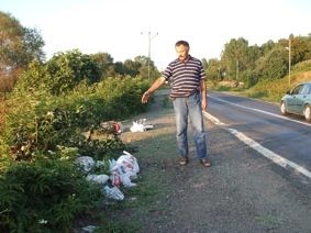 PERŞEMBE SAHİL YOLU, ÇÖP DOLU