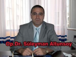 OPERATÖR DOKTOR SÜLEYMAN ALTUNSOY MUAYENEHANESİNİ AÇTI