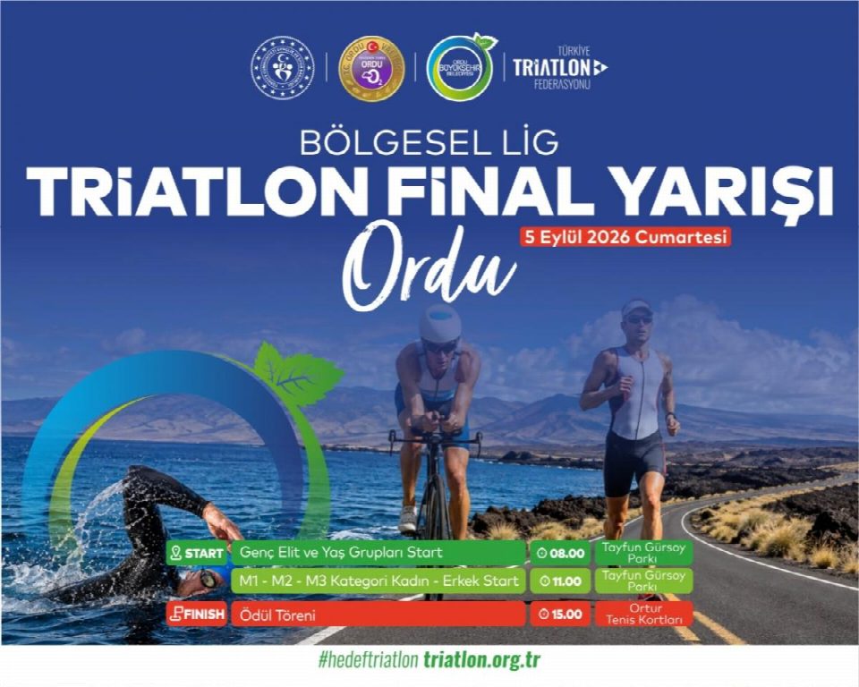 Triatlon heyecanı Ordu’da başlıyor