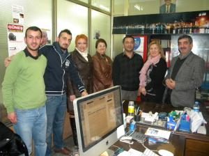 Fatsa Yardım Sevenler Derneği yönetimi Gazetemizi Ziyaret etti