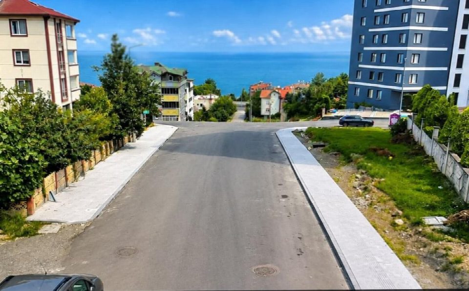 Yayalar için modern kaldırımlar