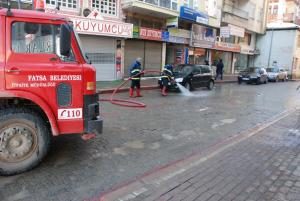 FATSA BELEDİYESİ KAR TEMİZLİĞİ ÇALIŞMALARI DEVAM EDİYOR