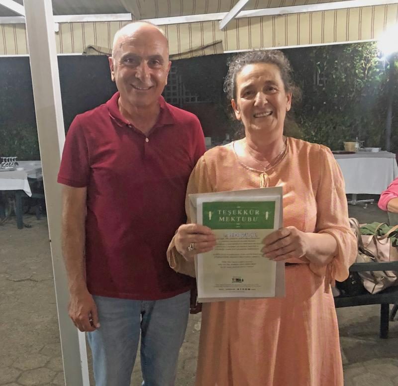 TEMA Vakfı’ından Dolunay Restaurant’a teşekkür