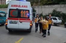 TRAFİK KAZASINDA 6 KİŞİ YARALANDI
