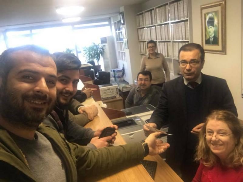 Fatsa’da Noter’den ilk ruhsatı İlhan Kaynaroğlu aldı