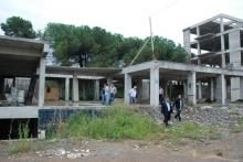 BELEDİYE BAŞKANI HÜSEYİN ANLAYAN HUZUREVİ İNŞAATINDA İNCELEMELERDE BULUNDU