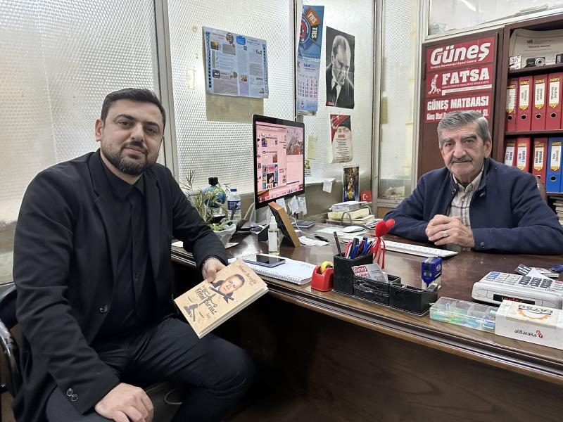 CHP İlçe başkanı Av. Onur Çam gazetemizi ziyaret etti