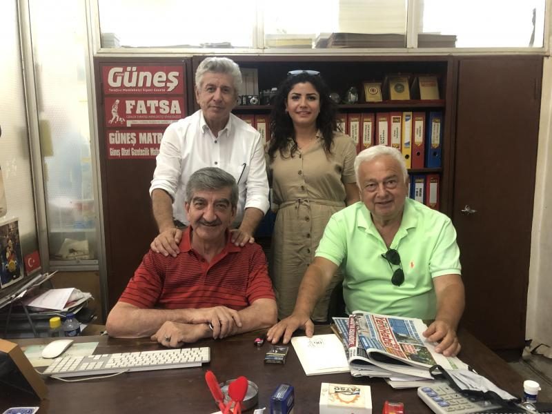Sevil Şen, Atilla Ekser ve Güngör İnci’den Güneş’e ziyaret