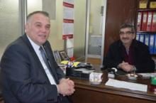 BAŞKAN RECEP AYDIN'DAN GAZETEMİZE ZİYARET