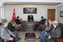 ZİRAAT ODASI YÖNETİM KURULU ÜYELERİNDEN KAYMAKAM YAPICI'YA ZİYARET