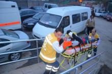 TRAFİK KAZASINDA KAZA 2 KİŞİ YARALANDI