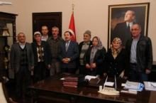 FATSA'DA ALTIN MADENİNE TEPKİ GÖSTEREN YÖRE SAKİNLERİ VE ÇEVRECİLER ORDU VALİSİ İRFAN BALKANLIOĞLU'NU ZİYARET ETTİ