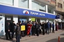 PARA YATIRMAK İÇİN BANK ASYA ŞUBELERİNE KOŞTULAR