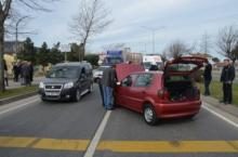 TRAFİK KAZASINDA 2 KİŞİ YARALANDI